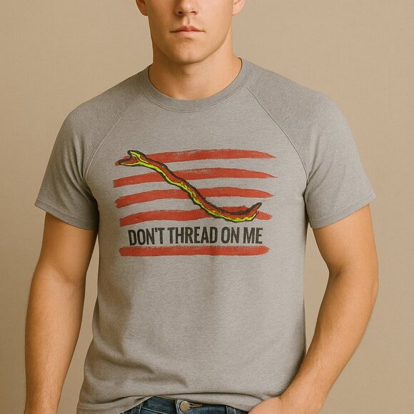 Port Authority Other - VTG Sport Tek Don't Thread of Me Navy Short Sleeve Shirt Small Grey Patriotic